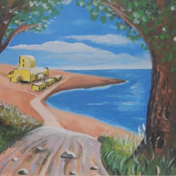 Landschaft am Meer