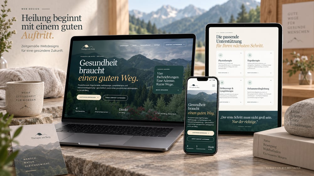 Therapie am Berg – Responsive Webdesign Wordpress