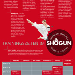 Innenseiten Trainingsplan