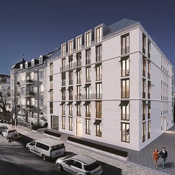 Rendering eines Wohnhauses in München Schwabing