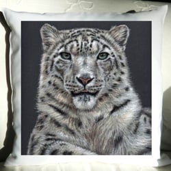 Kissen 40×40 cm „Der Schneeleopard“