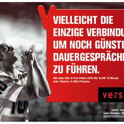 Versatel – Jung von Matt – Werbung für DSL-Verbindung