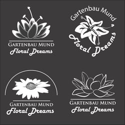 s/w Umsetzung für ein Logo eines Gartenbaubetriebes