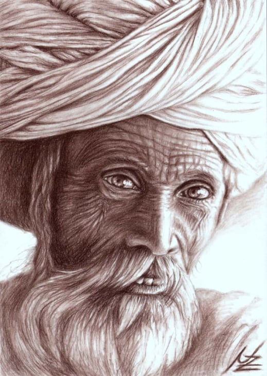 Mann aus Rajhasthan