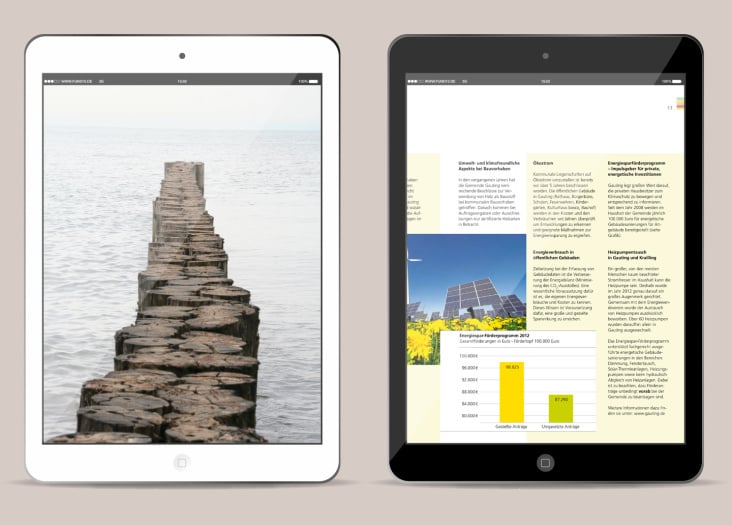 iPad als Vektor mit Maske