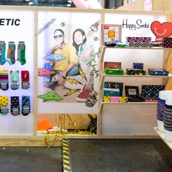 Happy Socks Messestand Seek&Bright