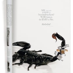 Noor Anzeigenkampagne „Die Schönen und das Biest“