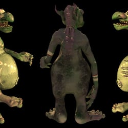 Character – Mystic troll and his little friend