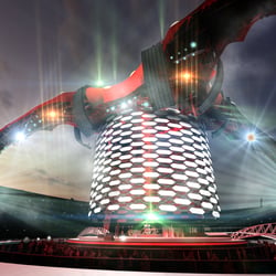 U2 Stage Design Visualisierung