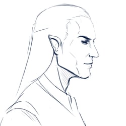 Digitale Illustrationen, Charakterdesign, Lineart
