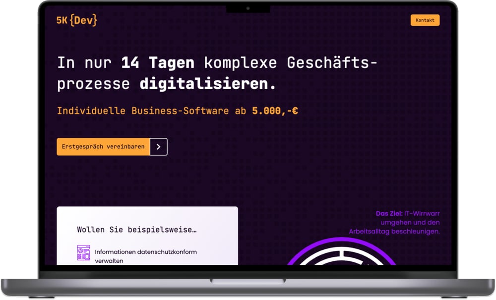 5KDev – Individuelle Business-Software