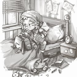 „Mia muss aufstehen“ Conceptart
