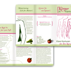 Flyer für „Körper in Form“