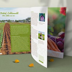 PRINT DESIGN // BROSCHÜRE FÜR BIOBAUERNHOF