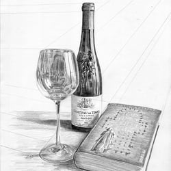 Rotwein-Stilleben