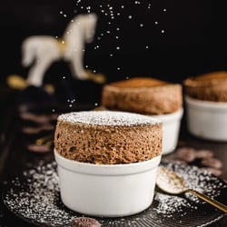 Food Fotografie Schokoladen Soufflé für Candide Berlin