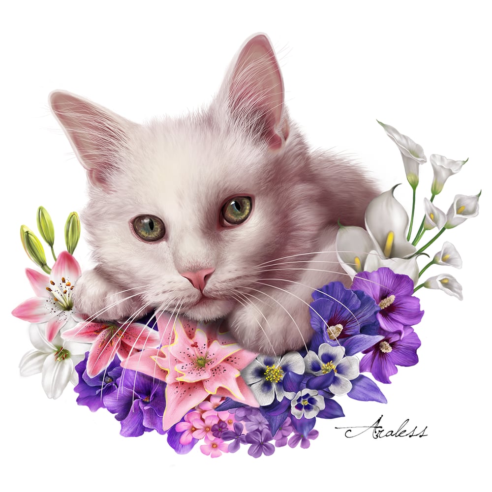 White Flowerkitty