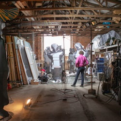 Making Of Stelenbau / Werkstatt
