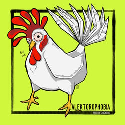 Alektorophobia