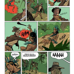Vierseitige Comicreihe für den Kunden Ingram Micro