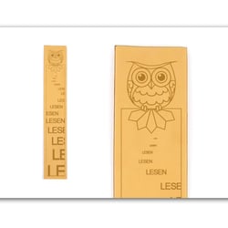 Lesezeichen aus Leder
