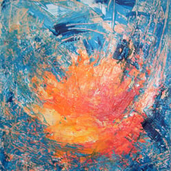 Tête en Flames