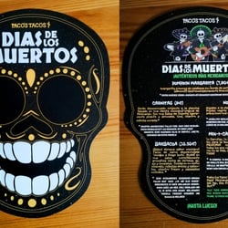Speisekarten-Flyer „Paco’s Tacos“