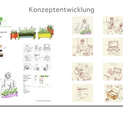 Konzeptentwicklung Skizzen