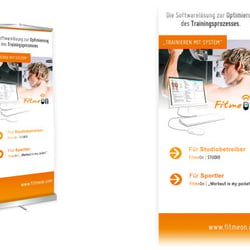 • Roll-Up Banner : fitmeOn – Trainieren mit System