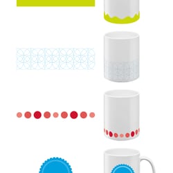 Tassendesign-Ideen für Standard-Designs