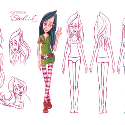 Characterdesign Alana