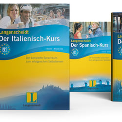 Verpackungsgestaltung für den Langenscheidt Verlag, München