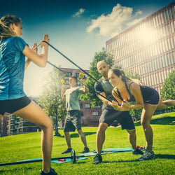 Sport in der Hafenctiy Hamburg mit Personal Trainer A G,