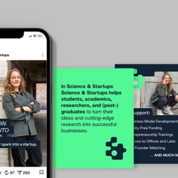 Science & Startups — «We Turn» campaign
