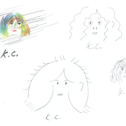 illustration, skizze  , different styles „k.c.“