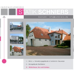 Webseitengestaltung Statikbüro/Projekte 3