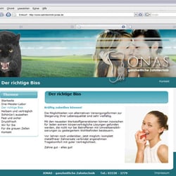 Zahntechnik Jonas, Website