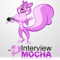 Purple Squirrel Mascot