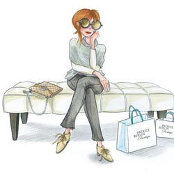 Modezeichnung – Patrice Berlin Boutique Zürich