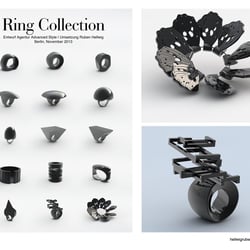 3D Arbeit für Ring Collection