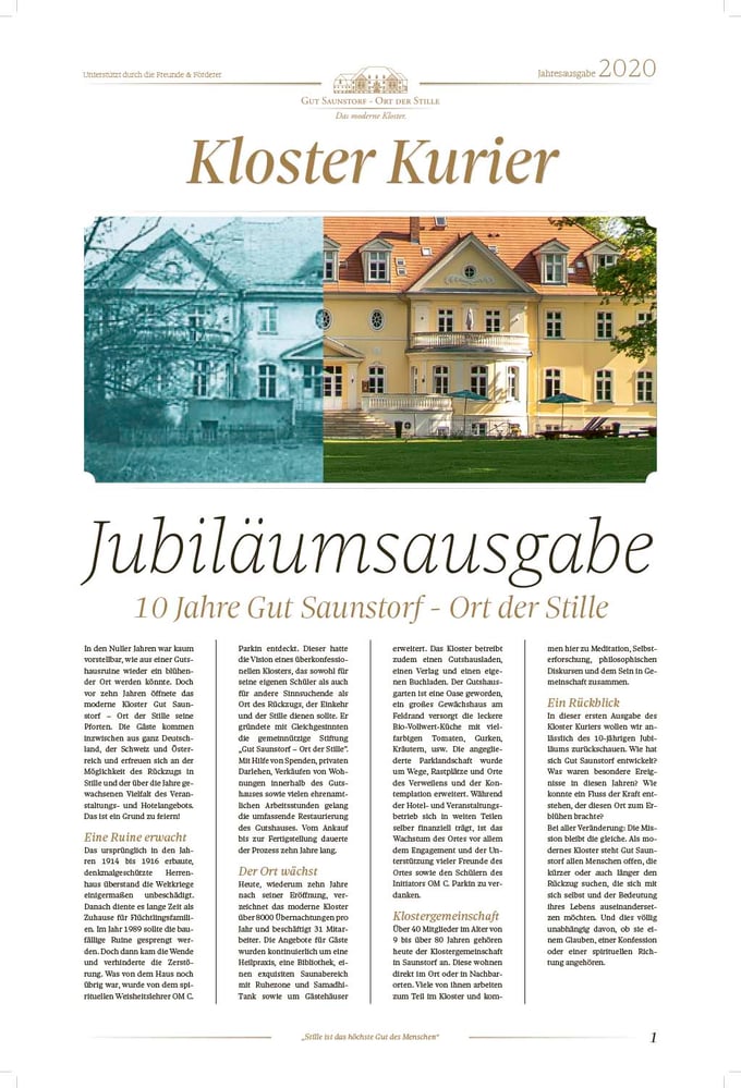 klosterkurier titel