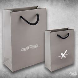 Bedruckte Papiertaschen