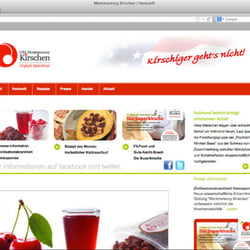 Montmorency Sauerkirschen//CMS//WordPress