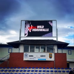 Outdoor Videowall – Referenz Burger Ballspiel Club 08