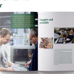 Der Slogan für Investoren und Arbeitnehmer