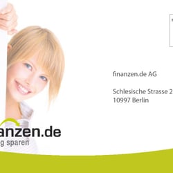 Kundengewinnung Postkarte finanzen.de