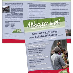 Flyer für einen Bürgerverein.
