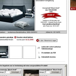 Produktinformationen des Shops