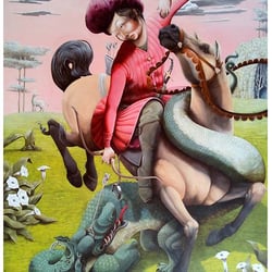 Bahram and The dragon