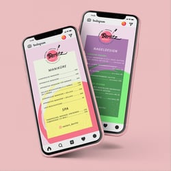 Instagram design for Berlitz Nailart. Hagen, Germany.